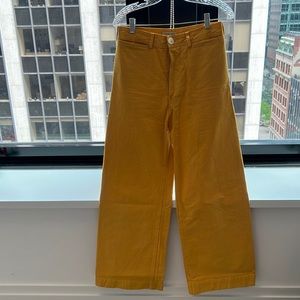 Jesse Kamm Sailor pant size 8 mustard